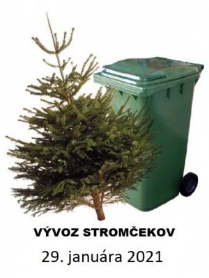 ZAJTRA POSLEDNÝ VÝVOZ STROMČEKOV