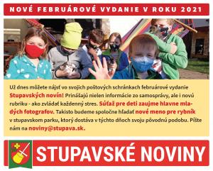 FEBRUÁROVÉ VYDANIE STUPAVSKÝCH NOVÍN
