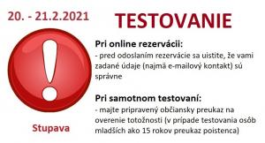 NAJČASTEJŠIE OTÁZKY A ODPOVEDE K TESTOVANIU
