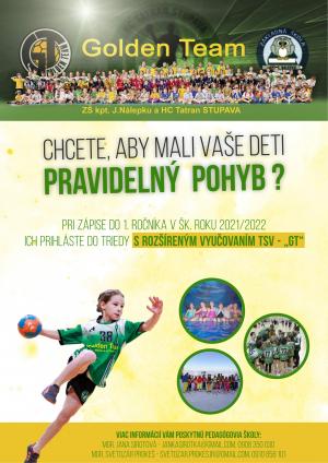 CHCETE, ABY MALI VAŠE DETI PRAVIDELNÝ POHYB?