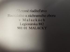 ODVOLANIE  ČASU  ZVÝŠENÉHO  NEBEZPEČENSTVA  POŽIARU 1