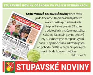 STUPAVSKÉ  NOVINY  UŽ  ČOSKORO 1