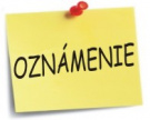ZMENA ZAČIATKU ZASADNUTIA MESTSKÉHO ZASTUPITEĽSTVA 1