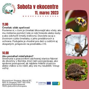 Sobota v Ekocentre 11.marca