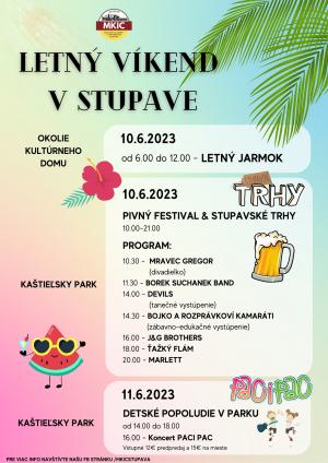 LETNÝ VÍKEND V STUPAVE